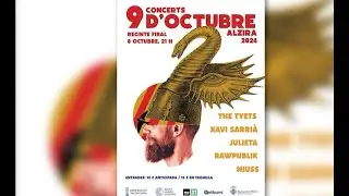 The Tyets i Rawpublik, caps de cartell del concert del Nou d&rsquo;Octubre d&rsquo;Alzira