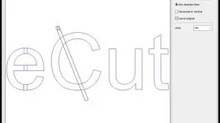 eCut manual slice (ручная резка)