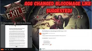 GGG Changed Bloodmage EXACTLY Like I Suggested ??? Path of Exile 2 Rise of The Abyss (0.3)