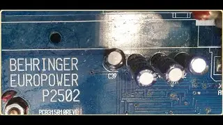 BEHRINGER EUROPOWER PMX2000 сборка в кучу