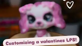 Littlest Pet Shop Custom&bull; LPS Repaint&bull; Cocker Spaniel LPS Toy Painting&bull;