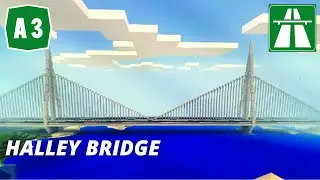 MINECRAFT HIGHWAY A3 - FULL ROUTE (built by Autostrade Continentali) + HALLEY BRIDGE