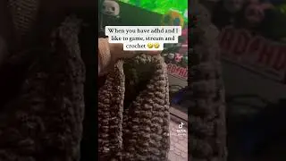 Multitasking #adhdtiktok #fortnite #crochet #craft #gaming #multitasking #adhdwomwn #busy