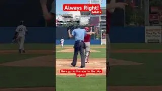 Always Right!  The umpire is always right!  😂 He is here!  ABS (RoboUmp) at work. #Umpire MA2tv