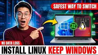 I Installed Linux Alongside Windows 11 (The Safest Way to Switch)