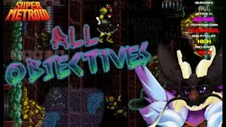 Super Metroid MapRando - Insane Technical with ALL Objectives - Absolutely Everything !