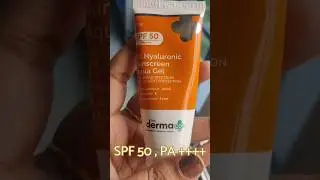 1 % hyaluronic acid Sunscreen SPF 50,PA +++ #song #skincareroutine#sunscreencream #skincare #shorts