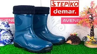 Женские резиновые сапоги DEMAR YOUNG FUR 2 A (синий). Видео обзор от STEPIKO