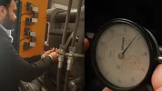 injection molding machine plate calibration and parallelism measurements