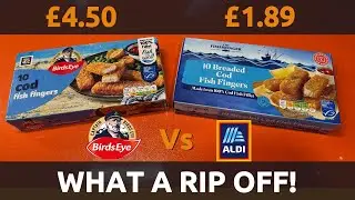 BIRDSEYE Vs ALDI Fish Fingers | Which wins? | Taste Test