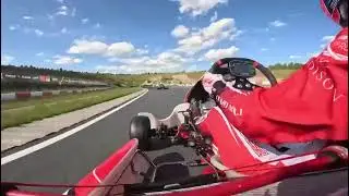 DKM M&uuml;lsen Rd2, Germany, Lap around the track with a KZ2, 125CC, 155 top speed! ⚡️⚡️