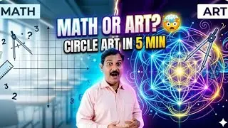 Mastering the Circle-Art Technique You Must Try #viral #math