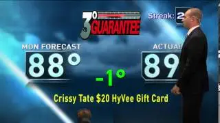 Weatherman and dog high five on live TV
