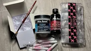 Mia Secret Liquid Monomer & Powder, Alpha Kolinksy Brush + other nail supplies Unboxing haul!