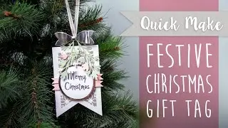 Botanical Bookmarks  Christmas Tag - Sizzix