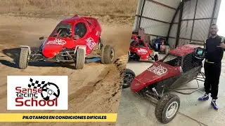Pilotamos el kartcross semog 750cc en tierra... CON LLUVIA Y BARRO!!!/ Sanse Racing School