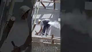 Wall Grinding with Built-in Dust Collection