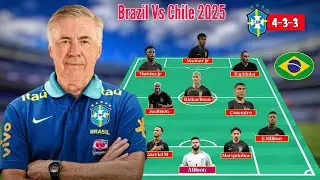 See who is in the Brazil squad In the Brazil vs. Chile match With Carlo Ancelotti