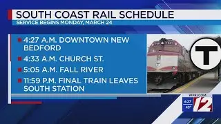 MBTA releases schedule for new South Coast Rail service