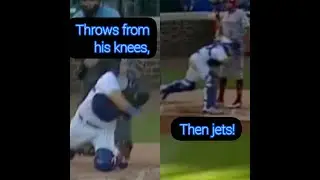 MLB| Wilson Contreras showing off his arm