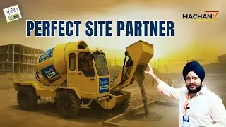 Apollo Self Loading Concrete Mixer 4.3 TT Review | Earthcon2025 | MachanX
