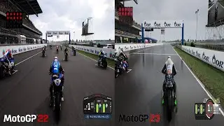 MOTOGP 22 Vs. MOTOGP 23   -   DIRECT COMPARISON  !