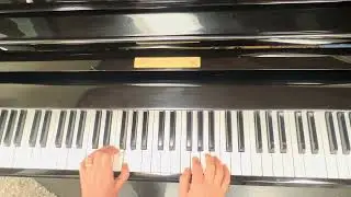 How to play C major scale with both hands.