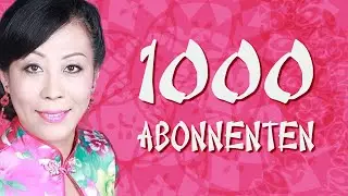 Kochen mit Fang 1000 Abonnenten, cooking with fang 1000 subscribers, 1000 订阅者啦！