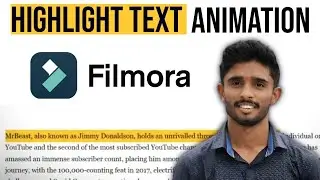 Highlight Your Story | Easy Text Highlight Effect Tutorial in Filmora | Hindi