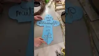 How to add a sign to a wreath 🌸 Part 1
