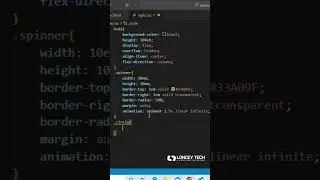 How to Create a Cool Spinner Loading Animation with CSS #LonceyTech #Shorts