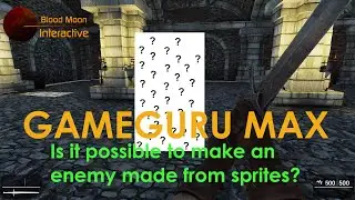 Можно ли создать спрайтового врага в GameGuru Max?