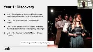 BA (Hons) Acting and Performance |  Course Introduction