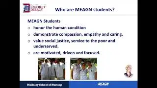 Introducing the Master's Entry Advanced Generalist Nursing program at Detroit Mercy