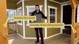 The Lofted Deluxe Playhouse in LP Smart Panel Siding