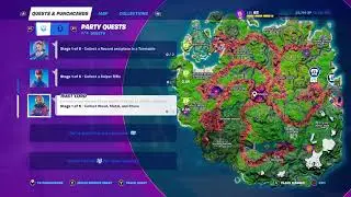 Stage 1 of 5: Collect Wood, Metal, and Stone Rust Lord challenge quest punchcard