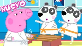 Los Cuentos de Peppa la Cerdita | Karate con los Gemelos Panda | NUEVOS Episodios de Peppa Pig