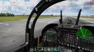 F/A-18C Cockpit Takeoff &ndash; Smooth Inner View Climb | Jet Simulation Gameplay