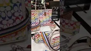 Valores de bolsa Coach em Portugal no outlet #shorts #importados