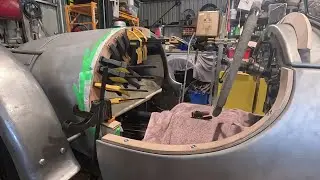 Riley Brooklands - Making the cockpit coaming