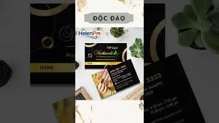 Name card Business card for nail spa  #NailSpa#NailArt #NailDesign #NailPrints#CustomNailDesign