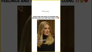 Adele explains how she dealt with depression.&ldquo;It took time&rdquo; #shorts #adele #mentalhealth