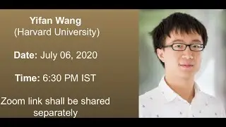 Yifan Wang: (Harvard University): Taming Defects in N=4 Super-Yang-Mills(Zoom Seminar)
