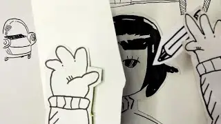 I Sketch You on Paper [ ASMR:  Drawing, Measuring, Pencil Sounds ]