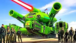 Russia's Deadliest Turbo-Powered Giant Tank Destroys Thousands of Ukrainian Tanks
