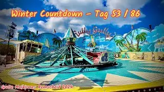 Kirmes Aufbau Highlights🎡Gro&szlig;e Maikirmes Remscheid 2024 ❄️Winter Countdown zur Kirmes 2026&ndash;Tag 53/86