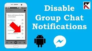 How To Turn Off Group Conversation Notifications Facebook Messenger