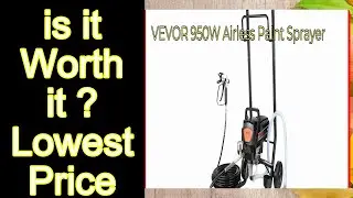 VEVOR 950W Airless Paint Sprayer Features - Important Information