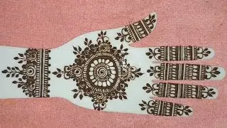 Full hand mandala design 💜 # let me know in the comment section 🤗 #madalaart #follow #henna 