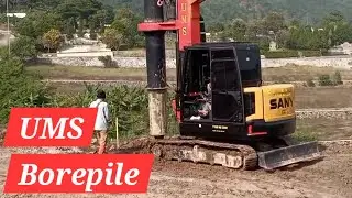 UMS Mini Bore Pile/Piling Rig 💥Efektif & Presisi💥 UMS Konstruksi - Solusi Infra #borepile #pondasi